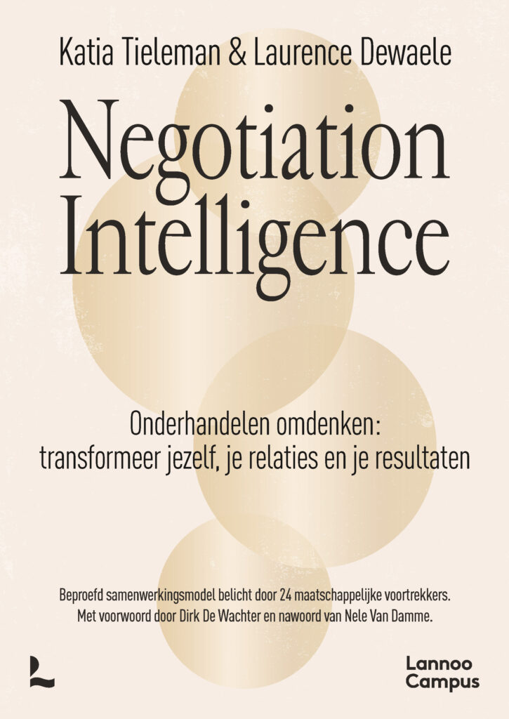 Negotiation Intelligence – Onderhandelen Omdenken – Katia Tieleman – Laurence Dewaele